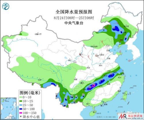 东北地区西部局地有大到暴雨 江南北部等地将有较强降水